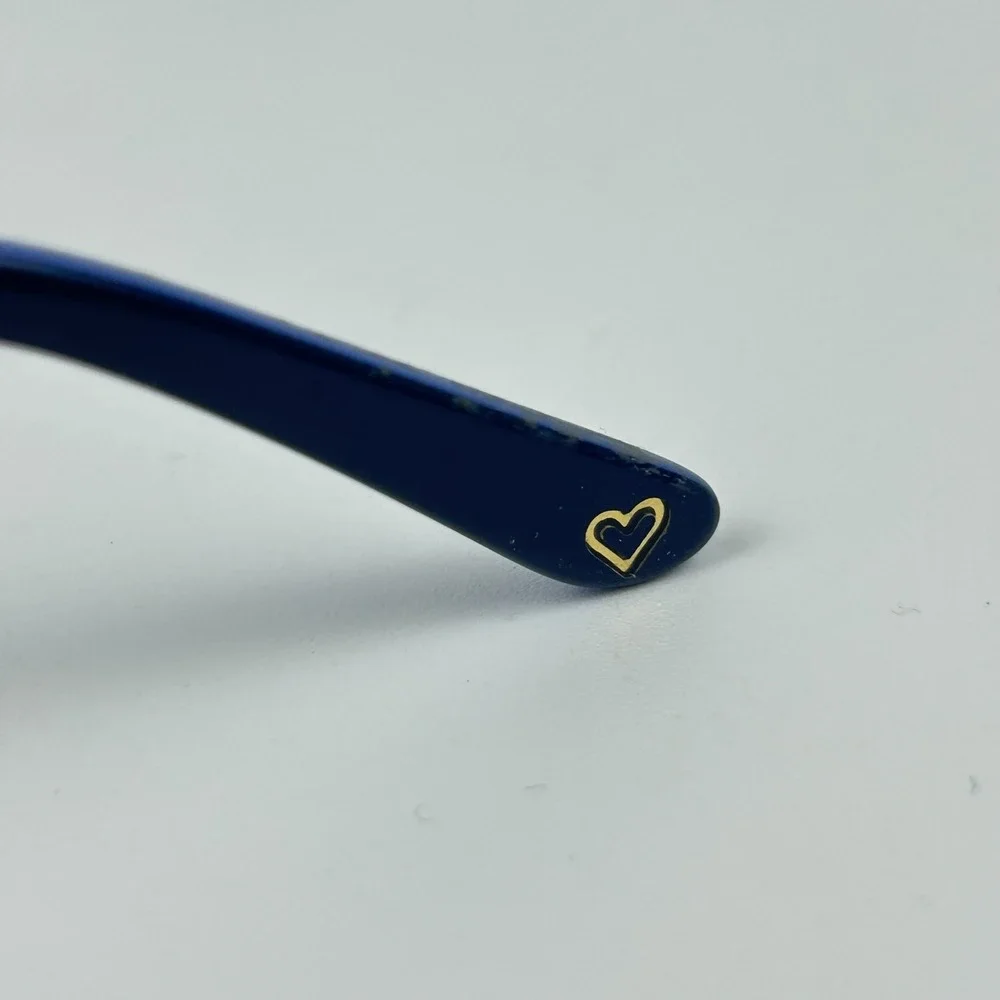 Hard Candy HC40 Women's Eyeglasses Frame Blue Plastic Full Rim 53-16-135 mm